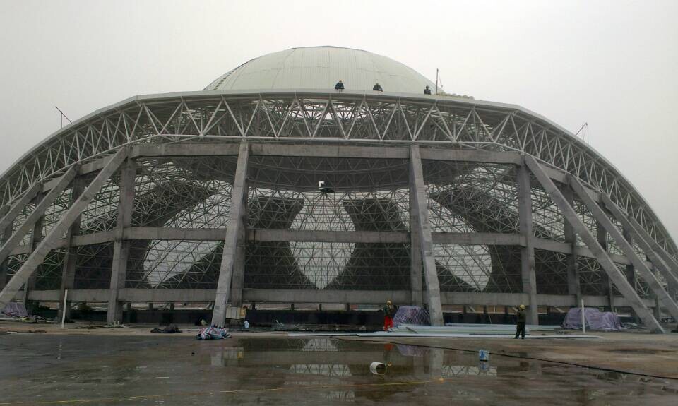 渝中温泉馆网架工程